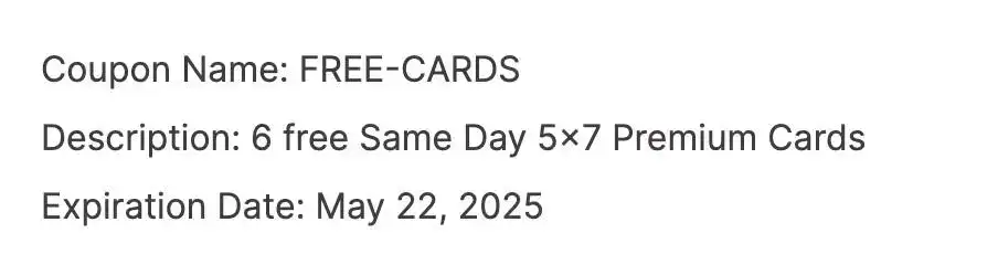 HOT Walgreens Freebie: 6 FREE 5x7 Photo Cards ($23.99 Value)